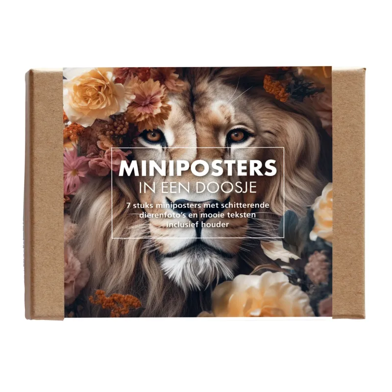 miniposters in bewaardoosje